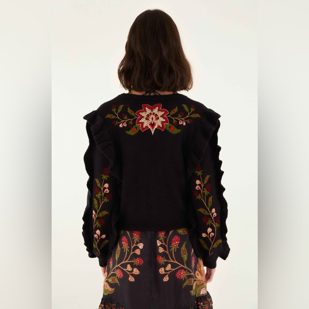 Farm Rio: Black Berry Embroidery Knit
Cardigan - Picture 5 of 12